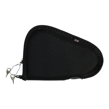 Allen Co 8 in. Lockable Handgun Case, Black 74-8